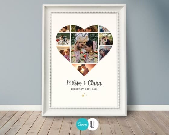 Anniversary & Love photo collage templates