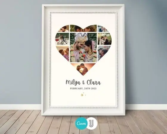 Anniversary & Love photo collage templates