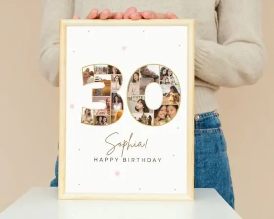 Number & Letter Collages photo collage templates