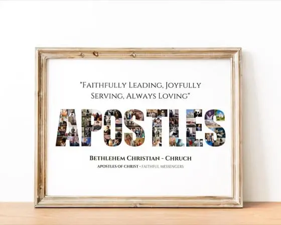 Apostles Photo Collage, Apostle Church Gifts, Apostles Appreciation Gifts, Christian Church Gifts, Religious Gift, Apostles Thank you Gifts
