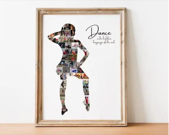 Personalized Dance Photo Collage: Custom Dancer Gift (Digital File)